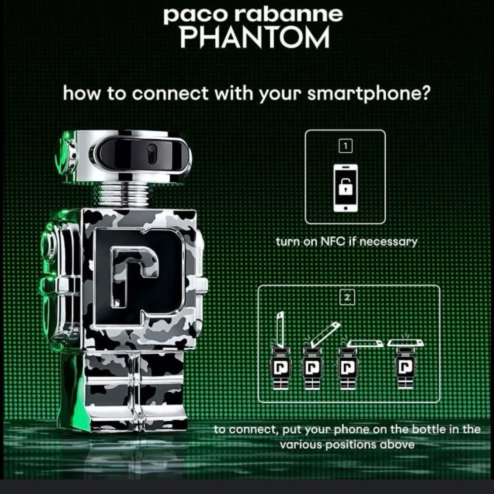 Paco Rabanne Phantom Collector’s Edition - Silver and Black